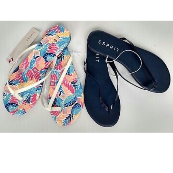 Esprit Shoes Esprit Party Flip Flops Flat Thong Sandals Poshmark